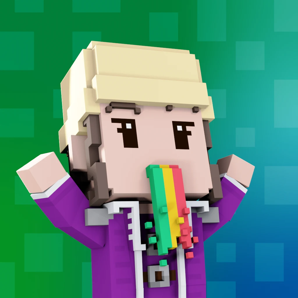 Pirate #2178 voxel render