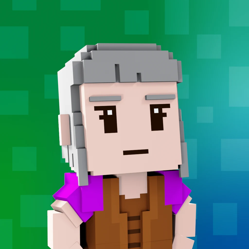 Pirate #218 voxel render