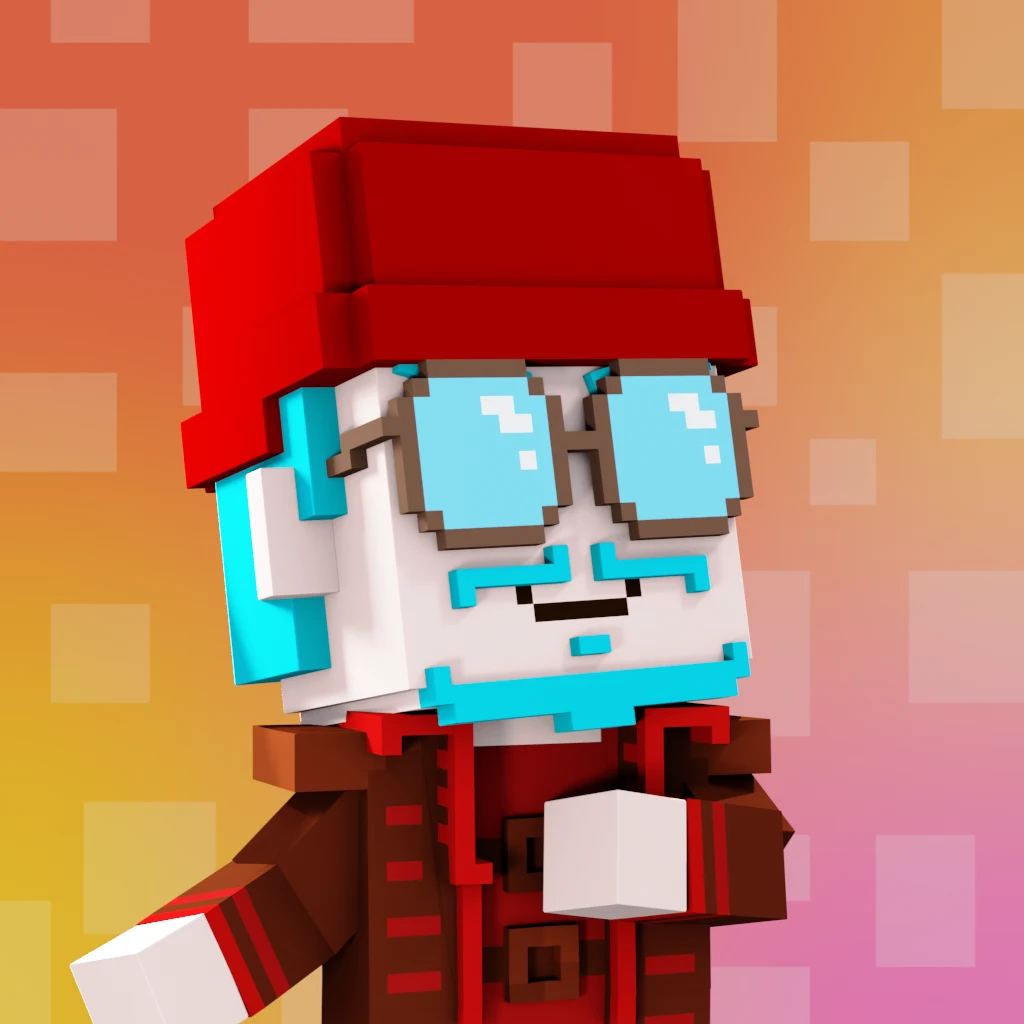 Pirate #2181 voxel render