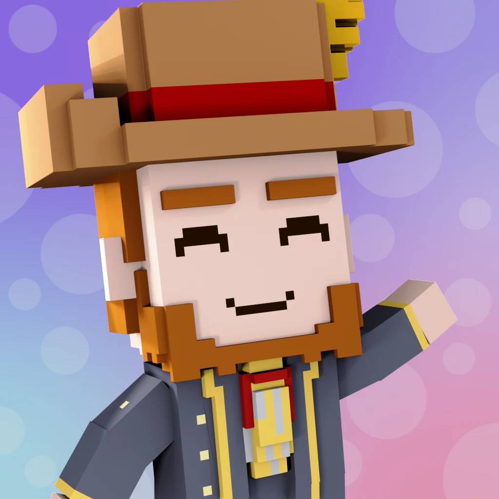Pirate #2183 voxel render
