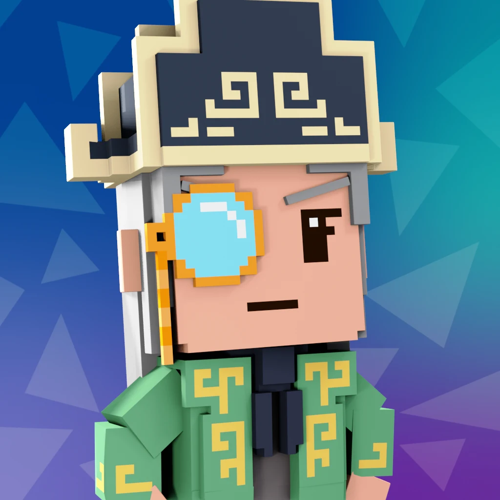 Pirate #2184 voxel render