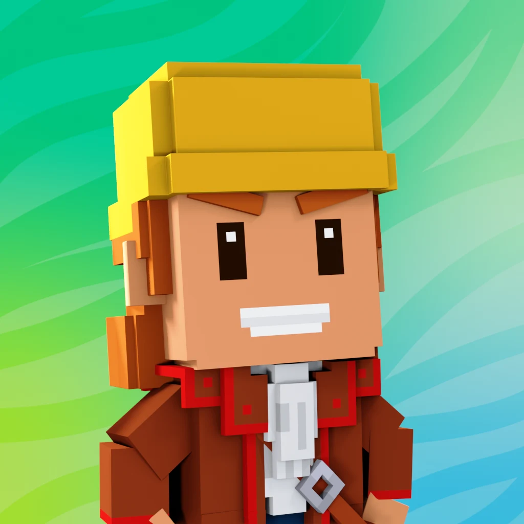 Pirate #2185 voxel render
