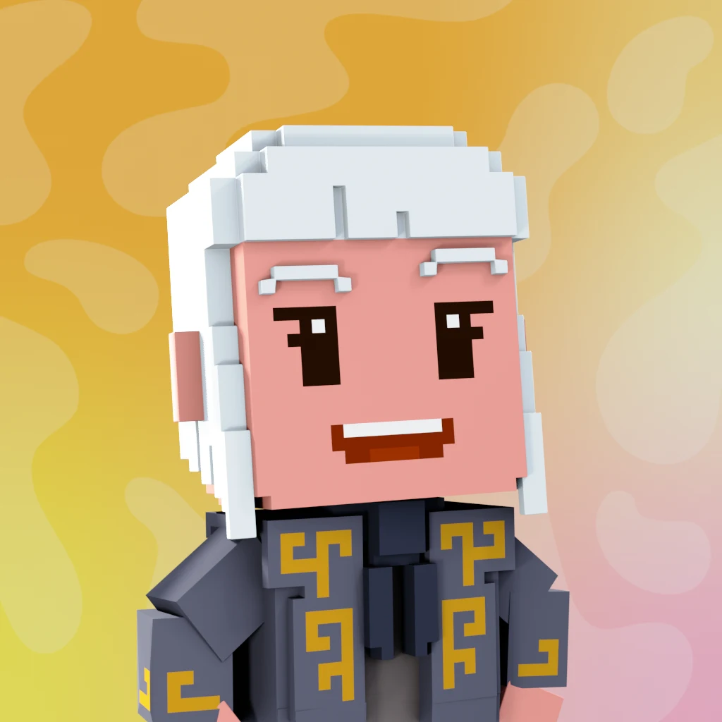 Pirate #2186 voxel render