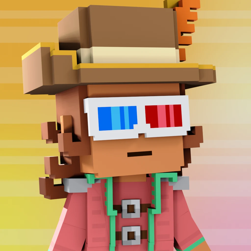Pirate #2188 voxel render