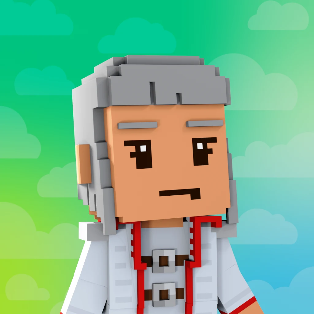 Pirate #2189 voxel render