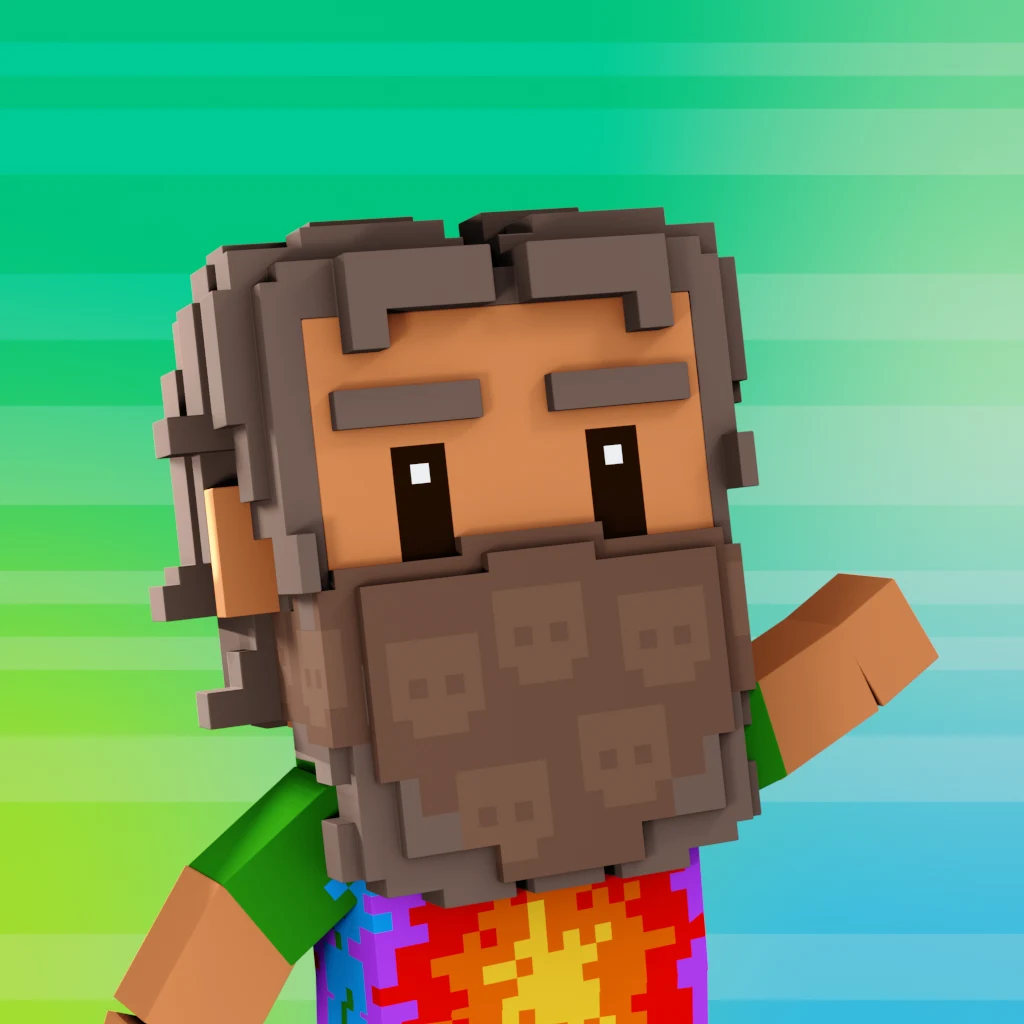 Pirate #219 voxel render
