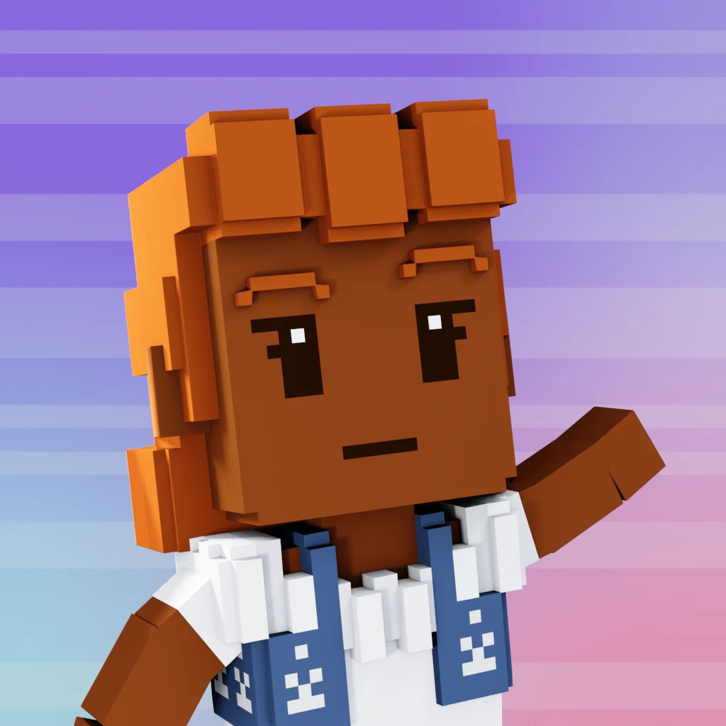 Pirate #2192 voxel render