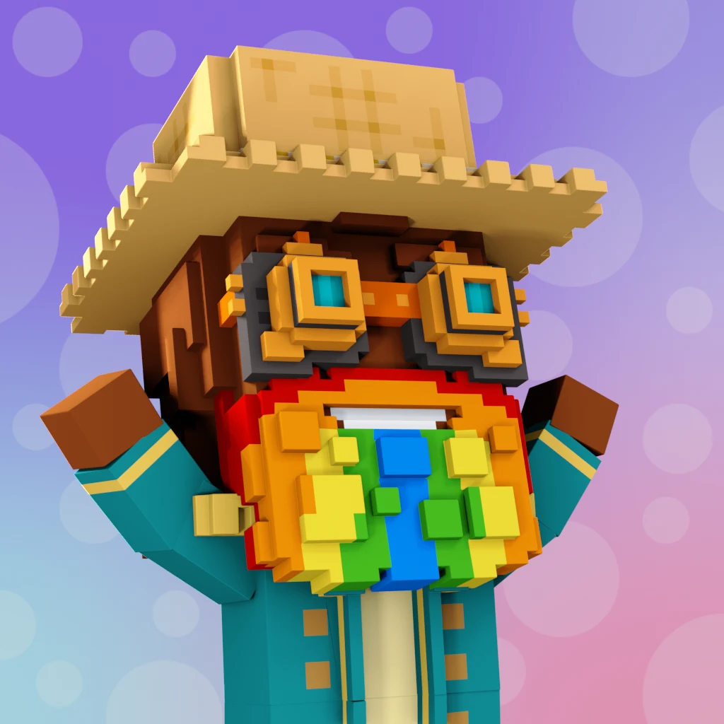 Pirate #2193 voxel render
