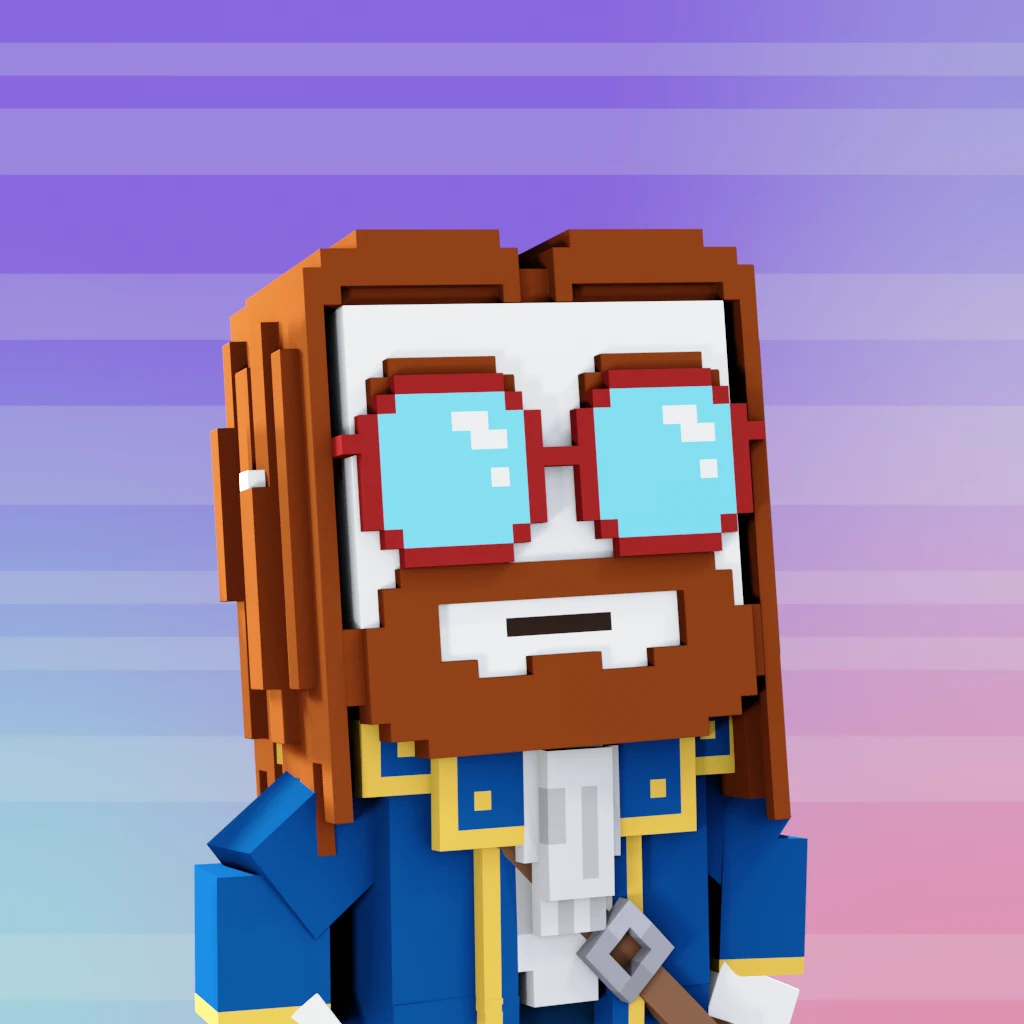 Pirate #2194 voxel render