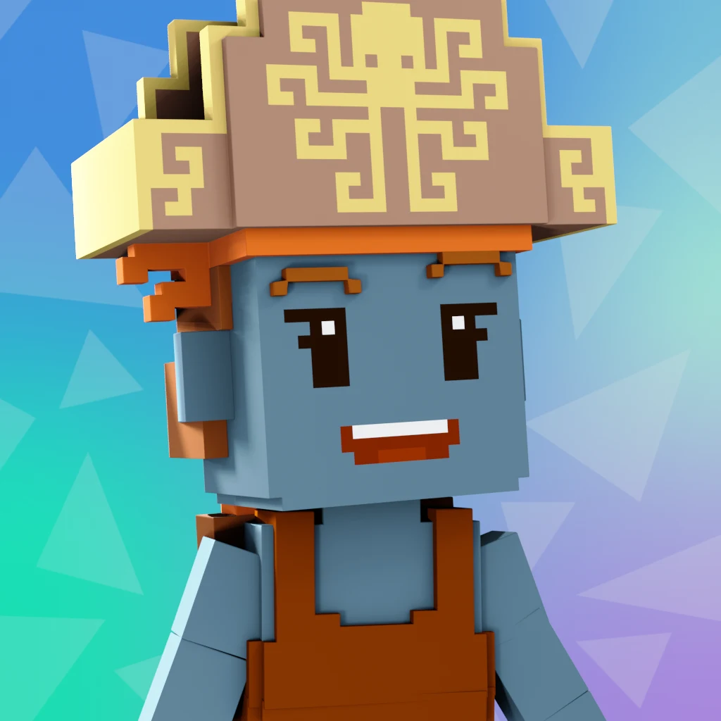 Pirate #2195 voxel render