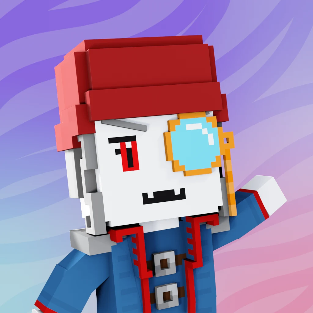 Pirate #2196 voxel render