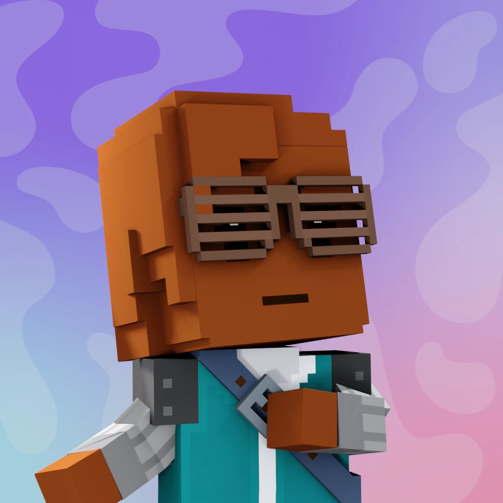 Pirate #2197 voxel render