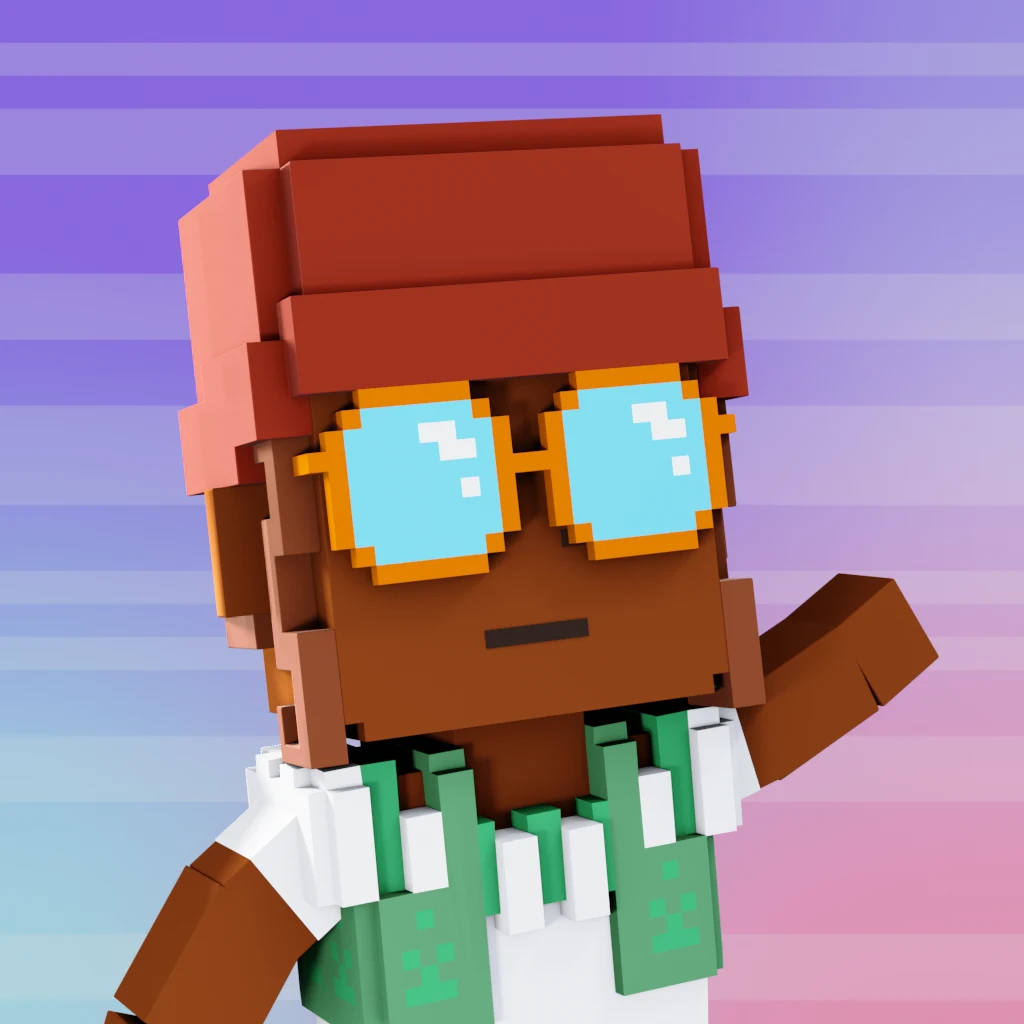 Pirate #2198 voxel render