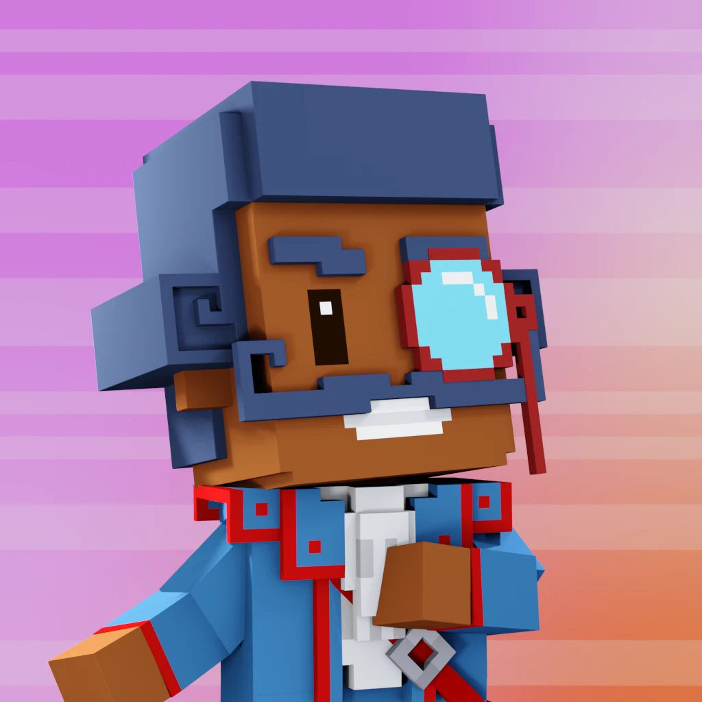 Pirate #2201 voxel render