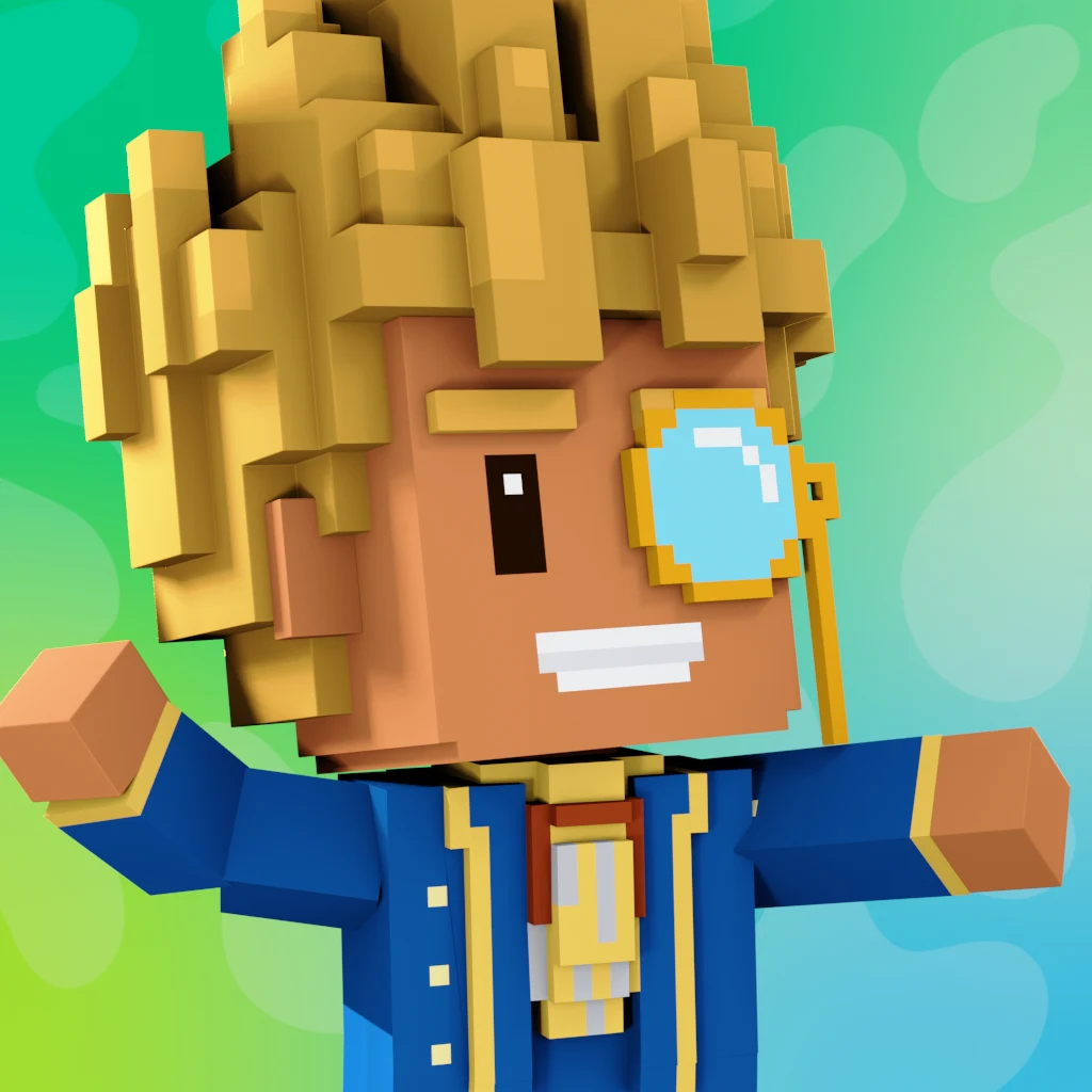 Pirate #2202 voxel render