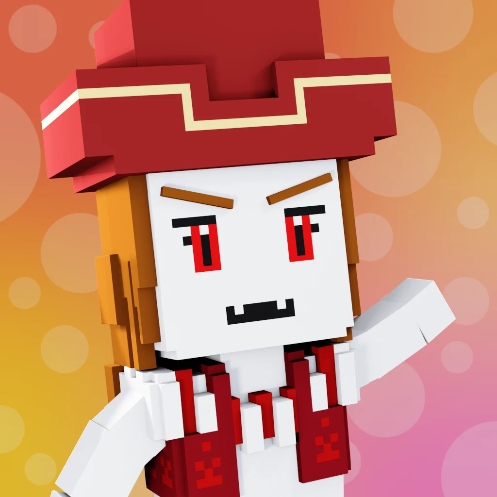 Pirate #2204 voxel render