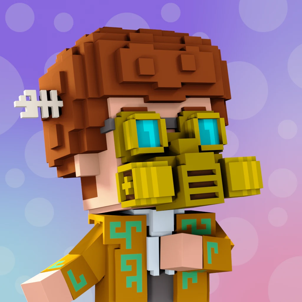 Pirate #2206 voxel render