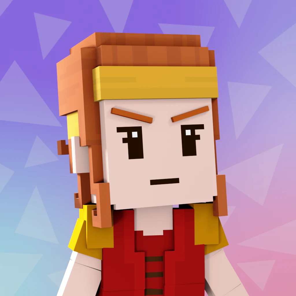 Pirate #2207 voxel render