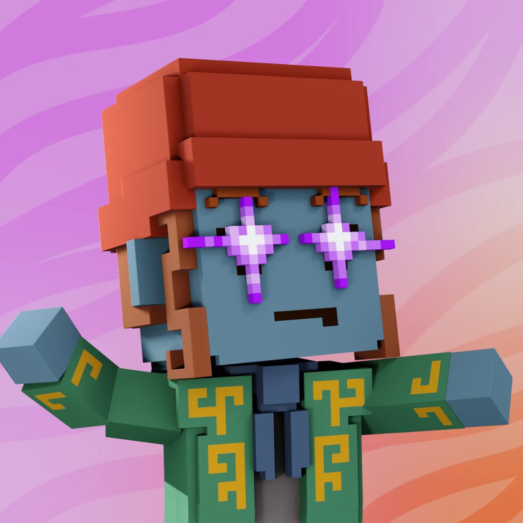 Pirate #2208 voxel render