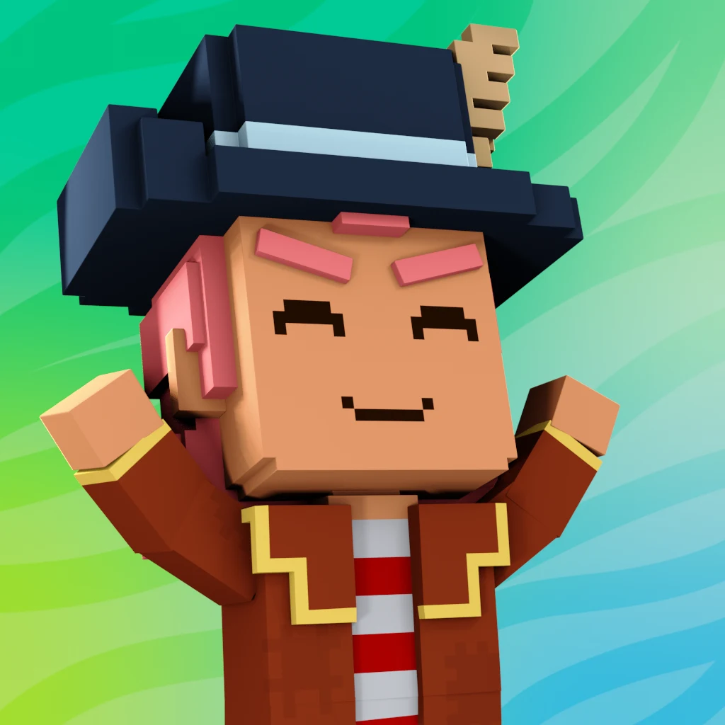 Pirate #2209 voxel render