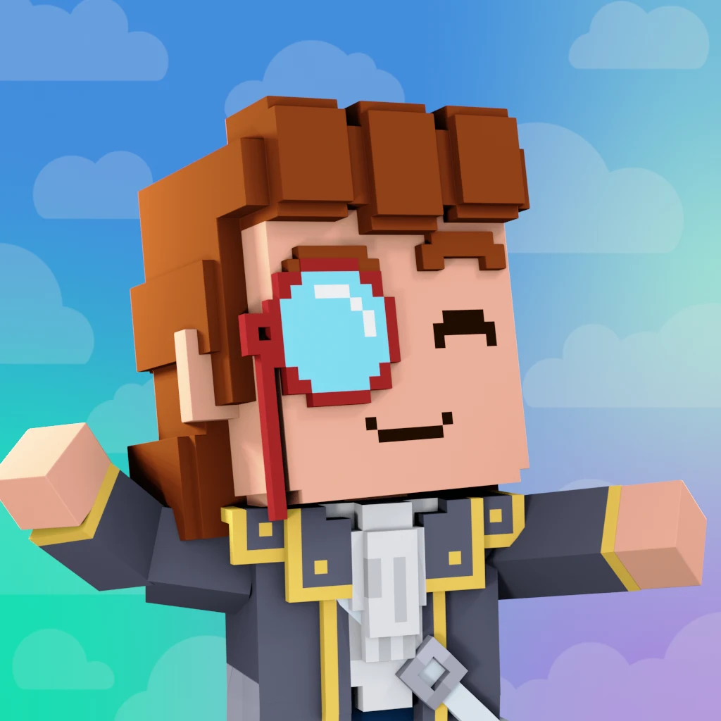 Pirate #221 voxel render