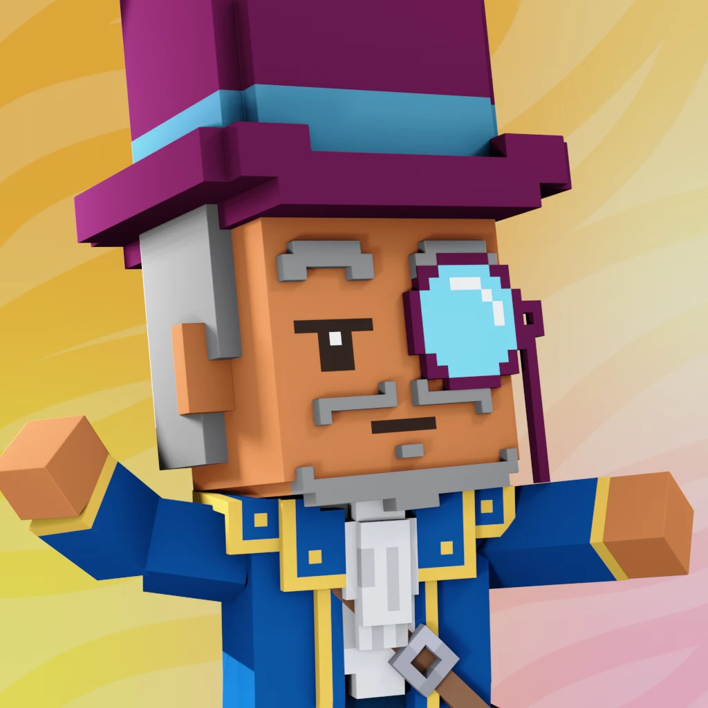 Pirate #2210 voxel render