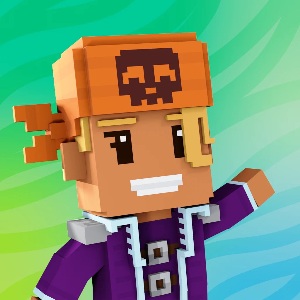 Pirate #2212 voxel render