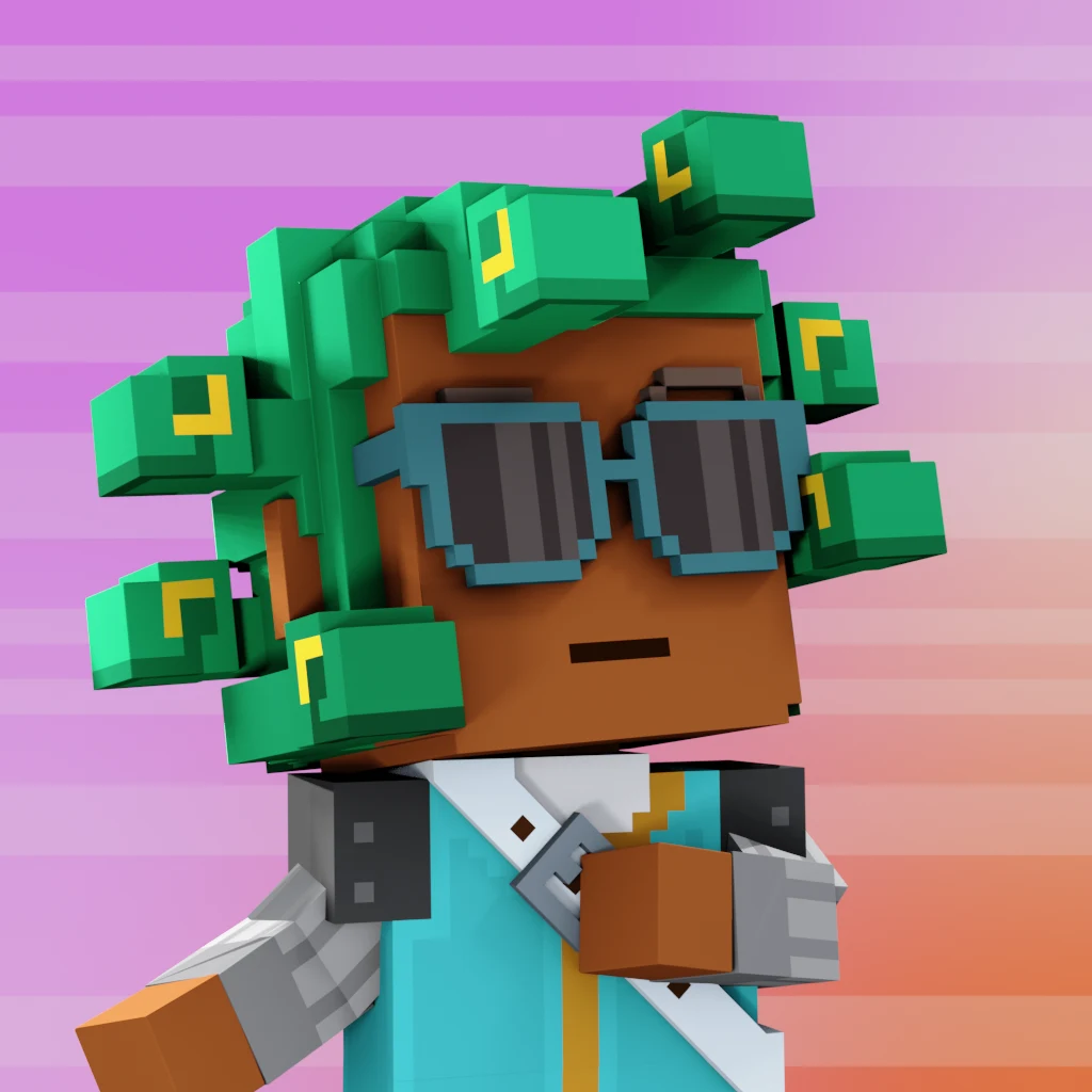 Pirate #2213 voxel render