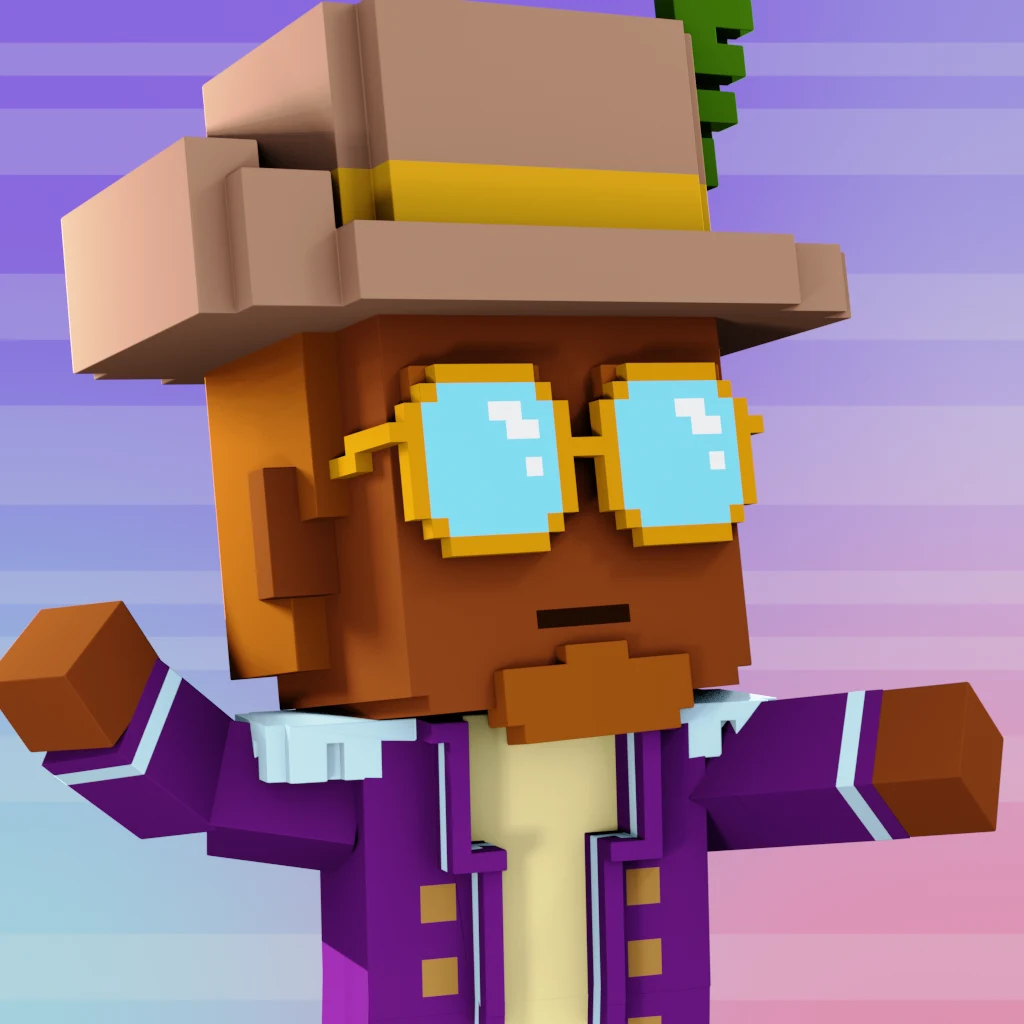 Pirate #2214 voxel render
