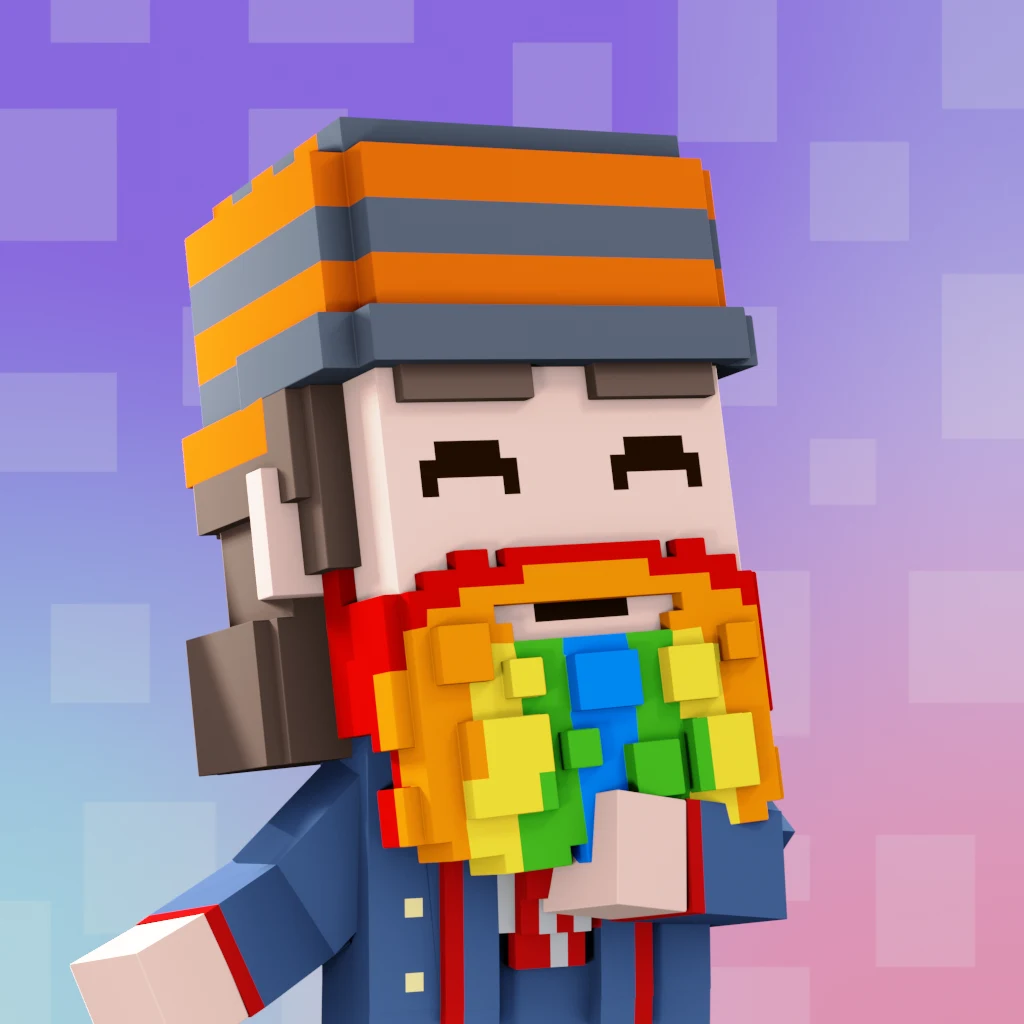 Pirate #2218 voxel render