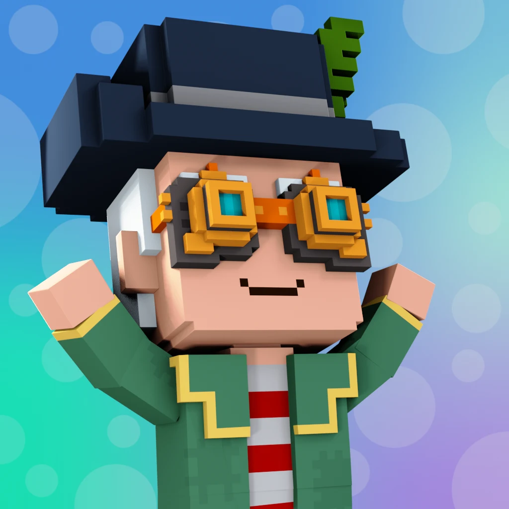 Pirate #2219 voxel render