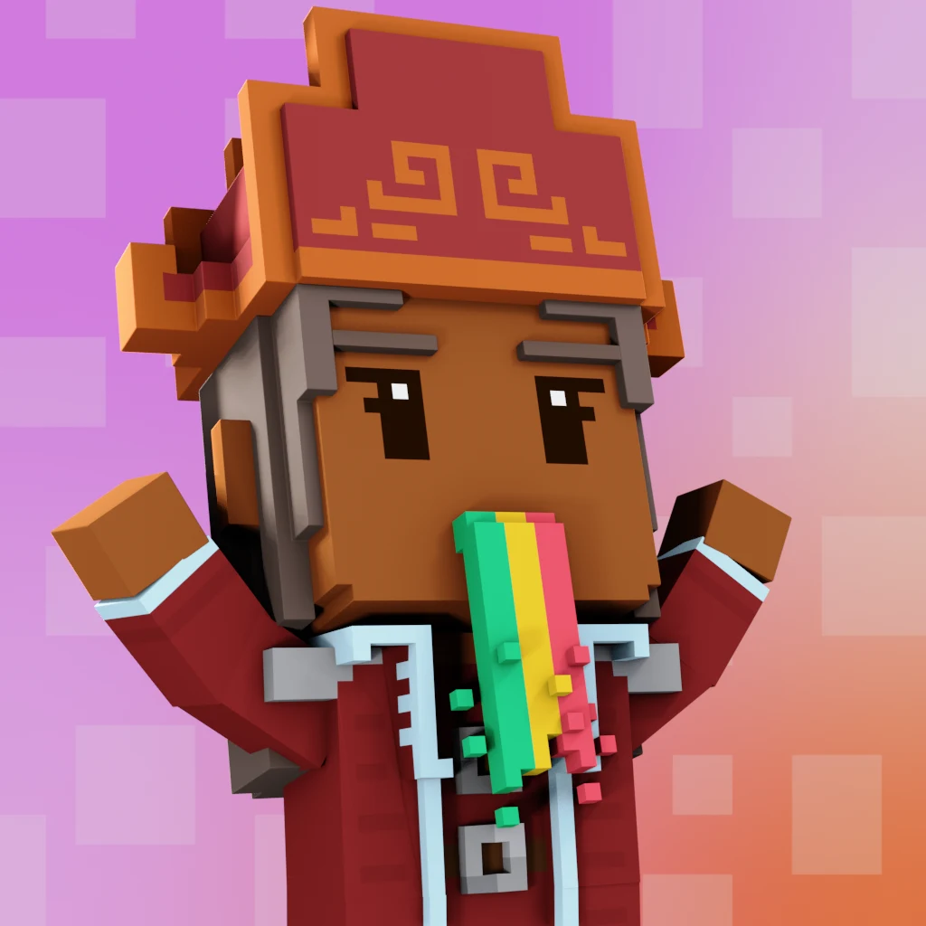 Pirate #222 voxel render
