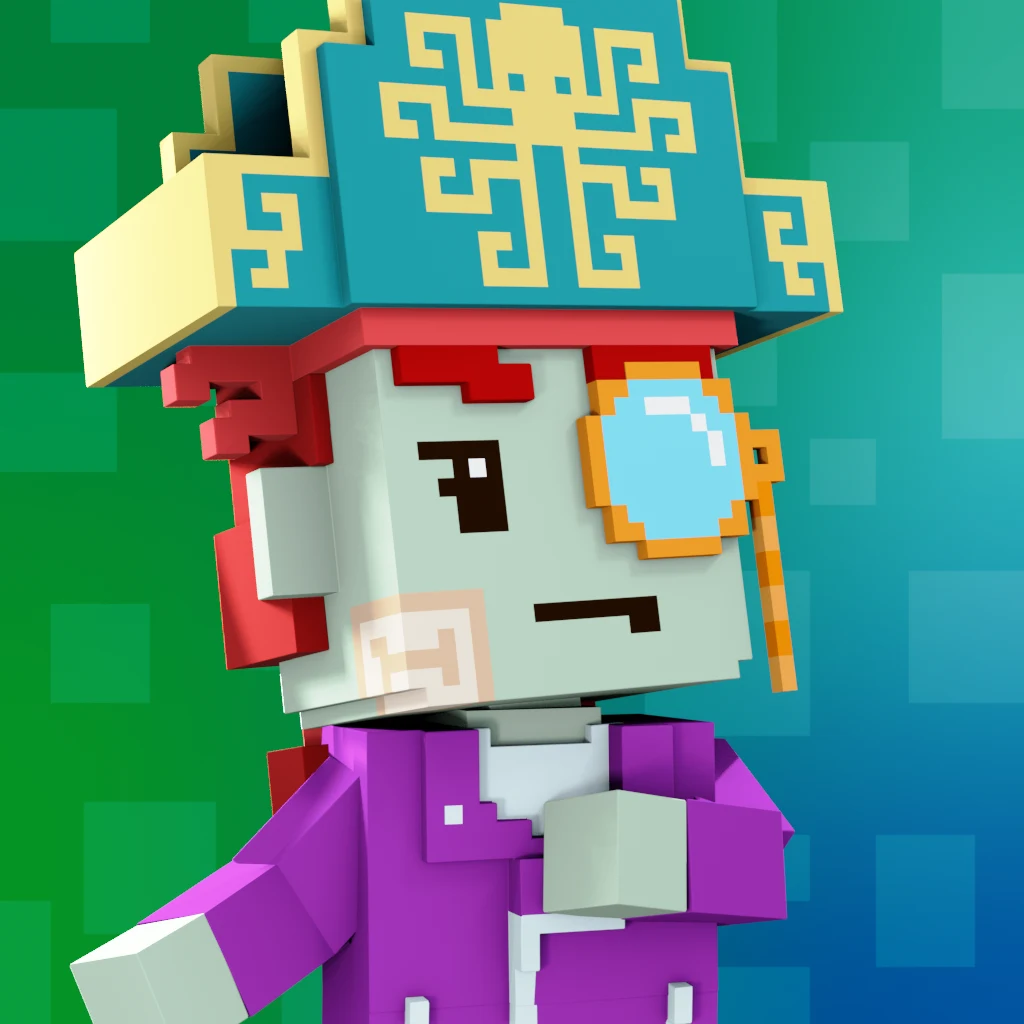 Pirate #2221 voxel render