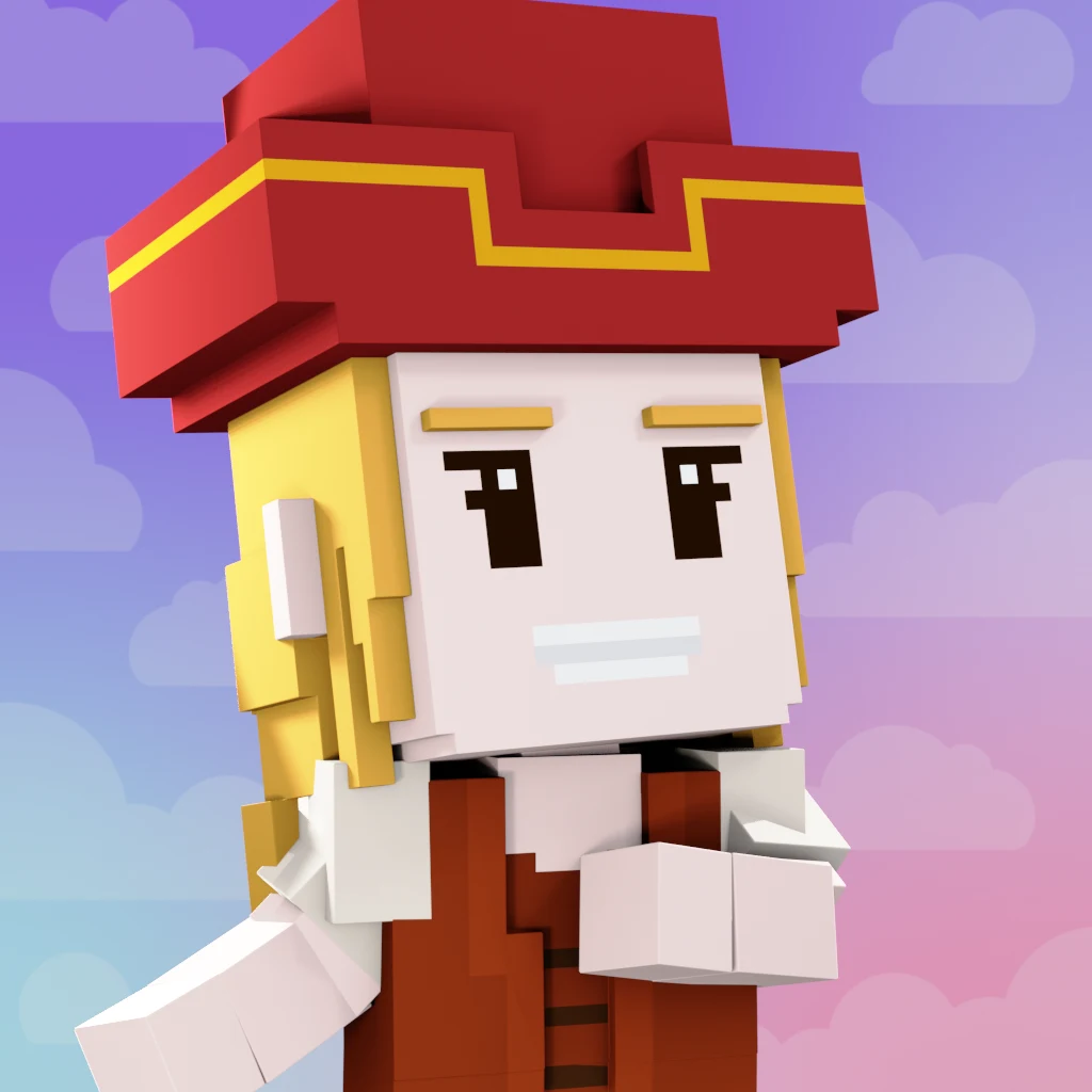 Pirate #2225 voxel render