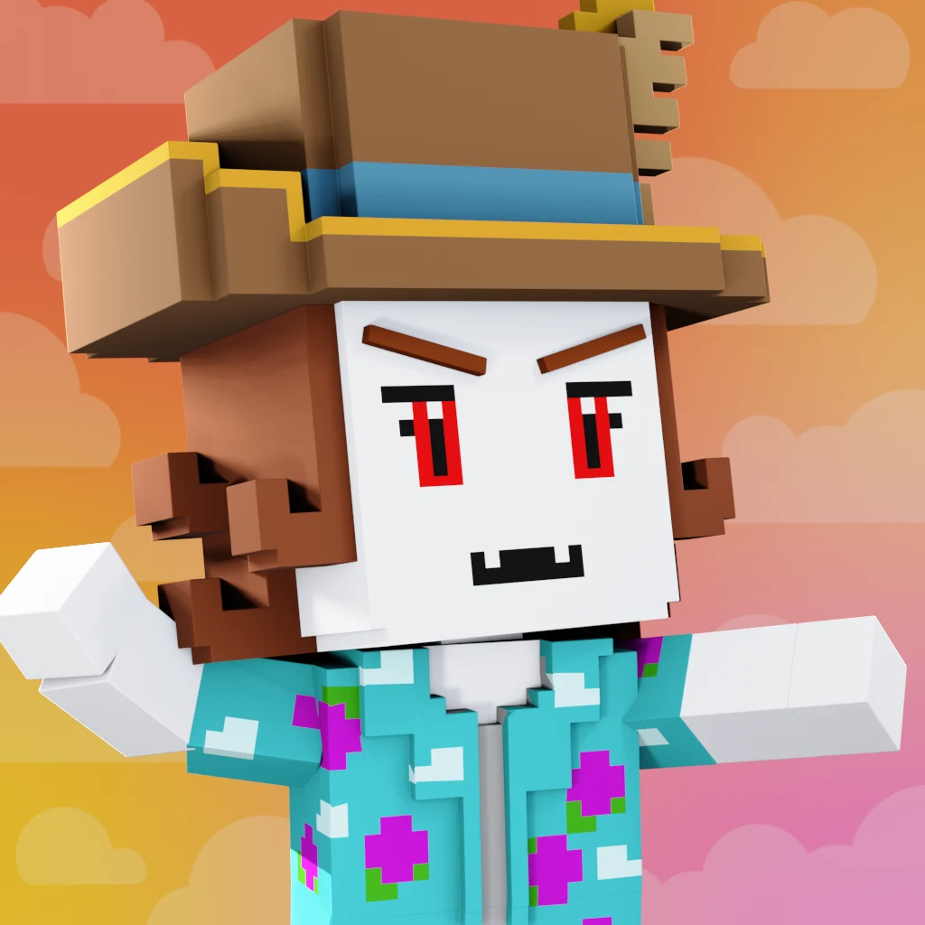 Pirate #2226 voxel render