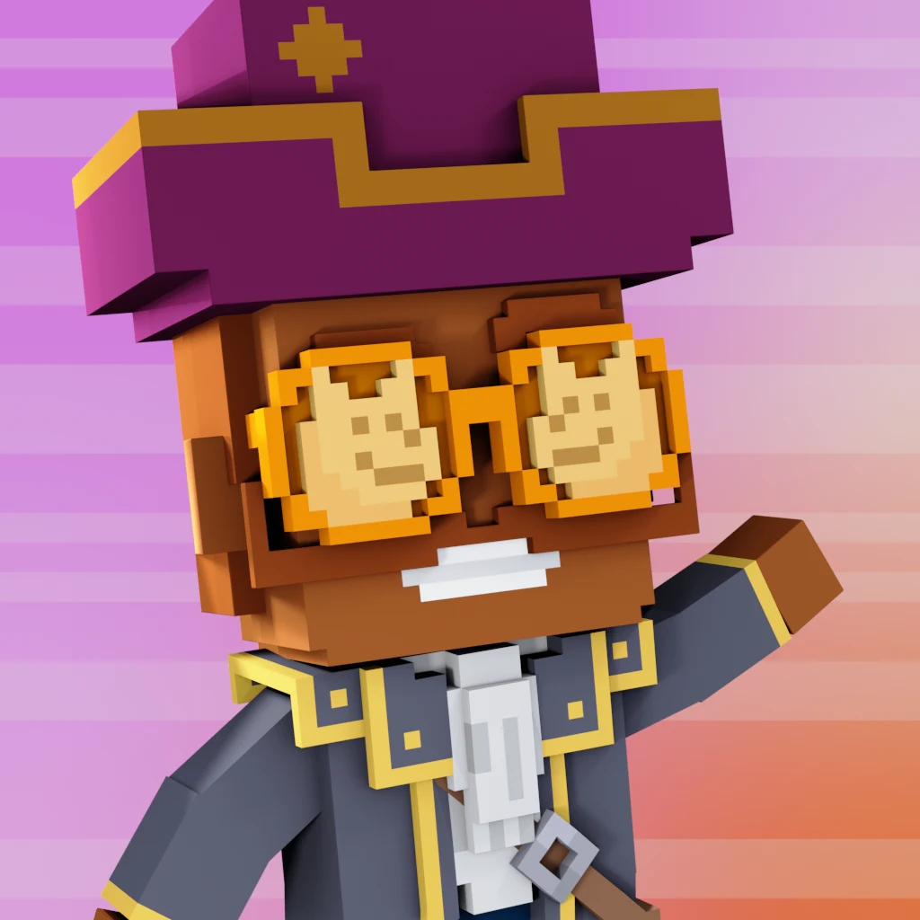 Pirate #223 voxel render