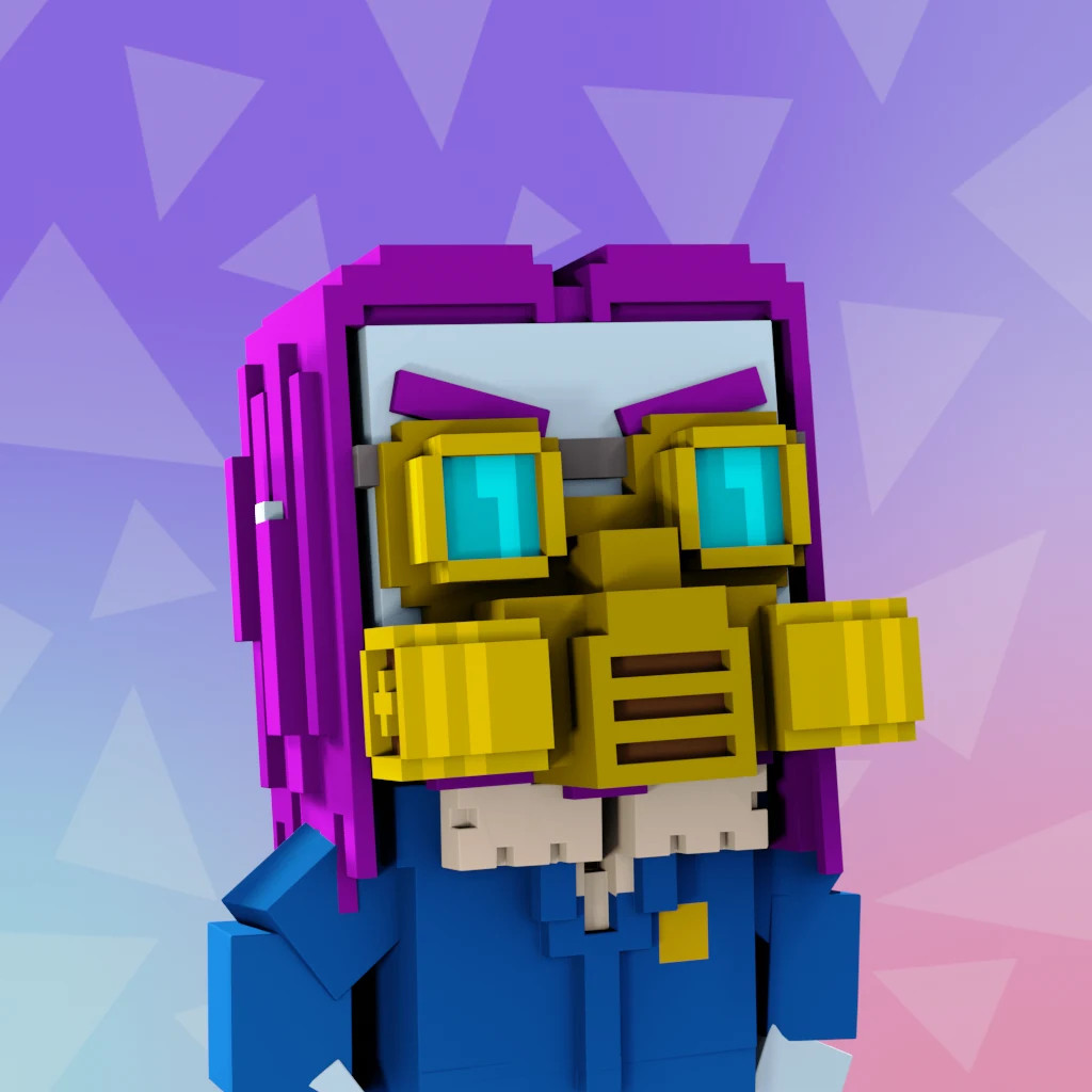 Pirate #2234 voxel render