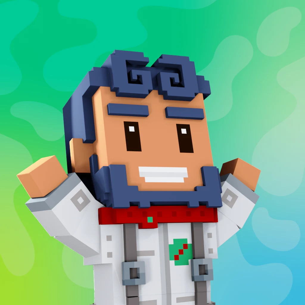 Pirate #2235 voxel render