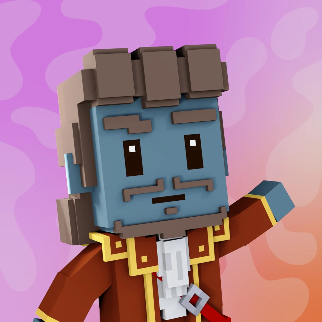 Pirate #2237 voxel render