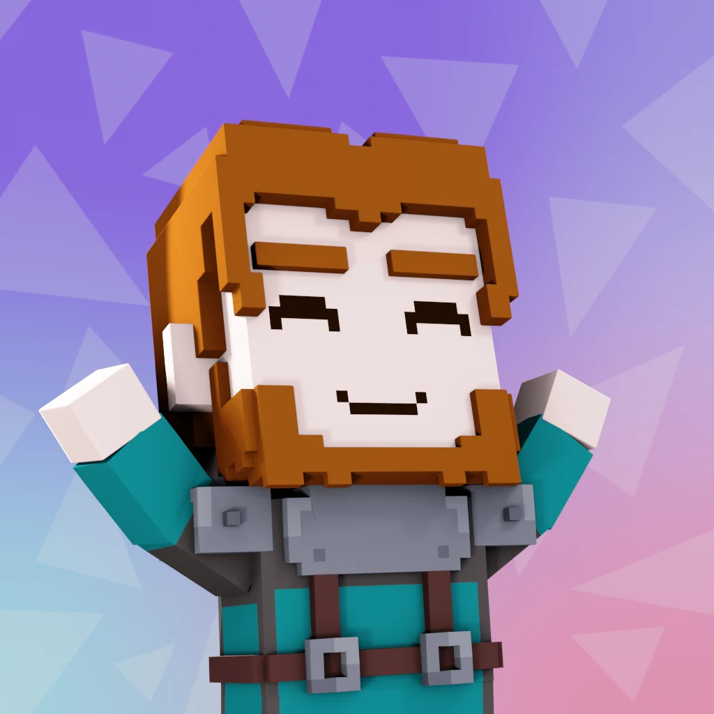 Pirate #2238 voxel render