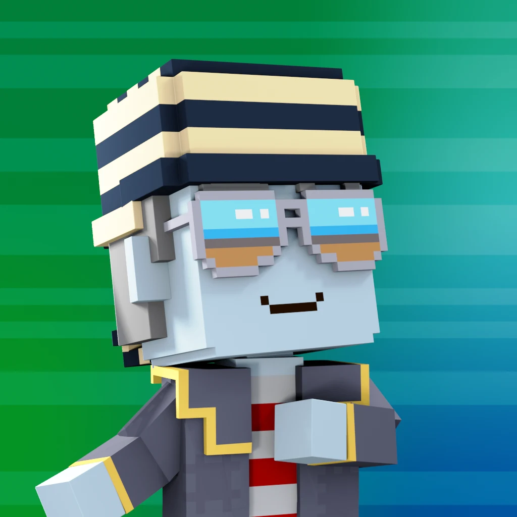 Pirate #224 voxel render