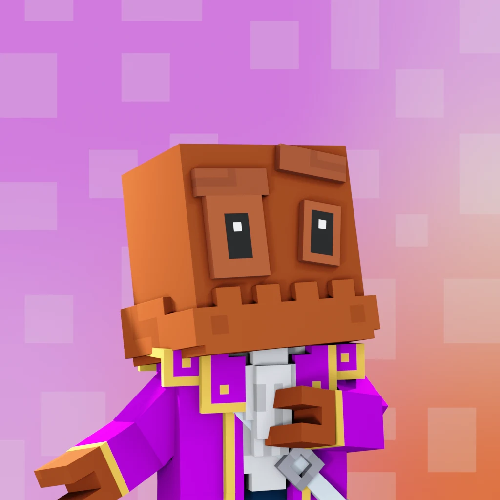Pirate #2241 voxel render