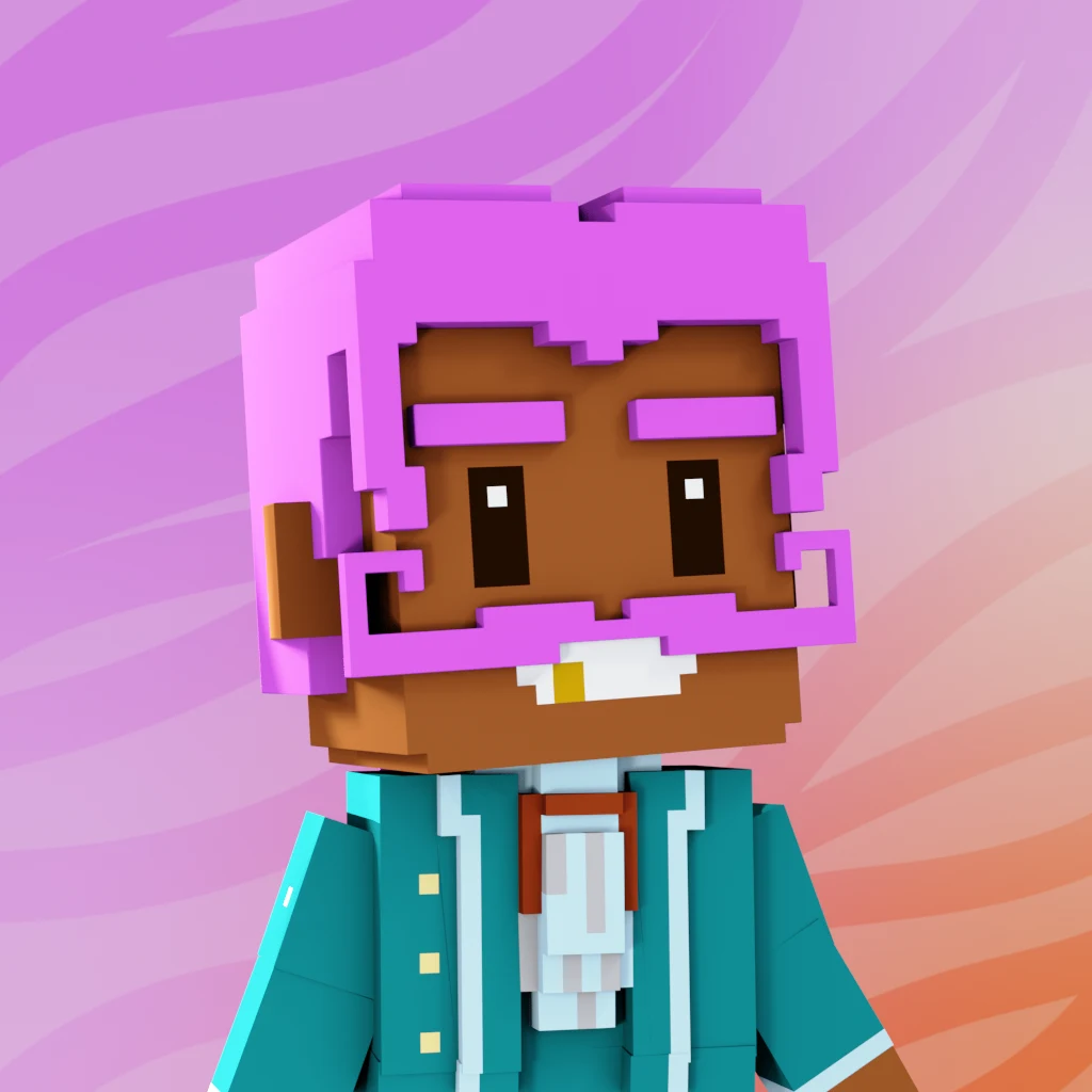 Pirate #2242 voxel render