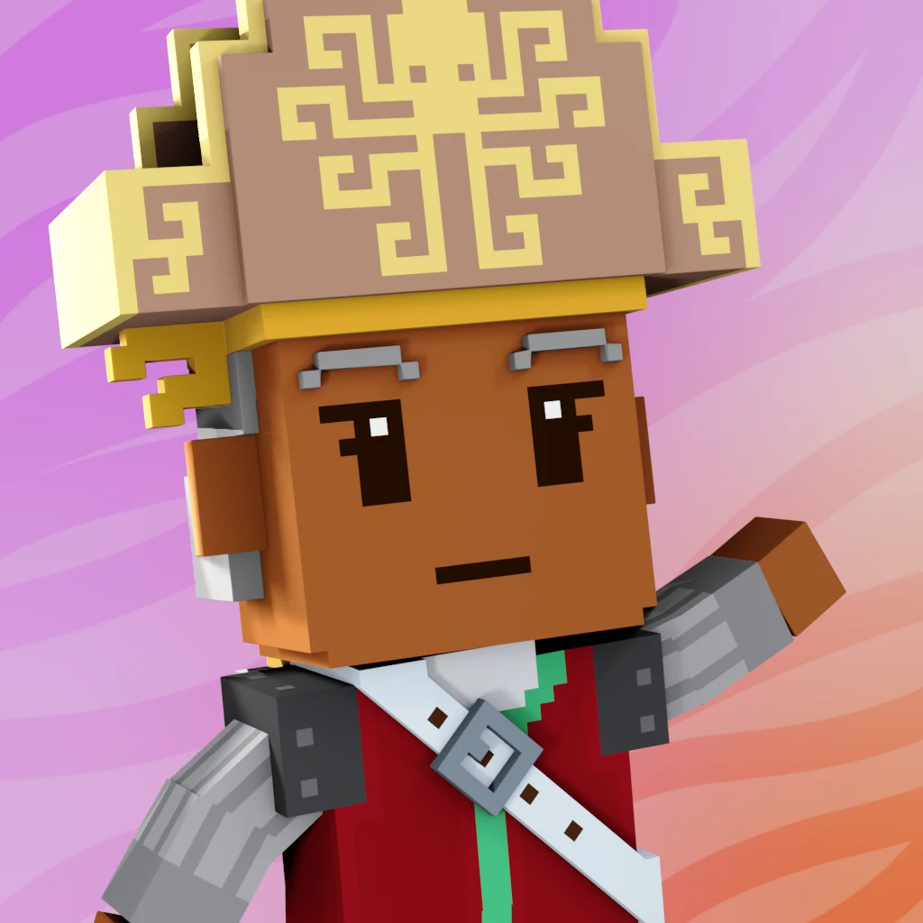 Pirate #2245 voxel render