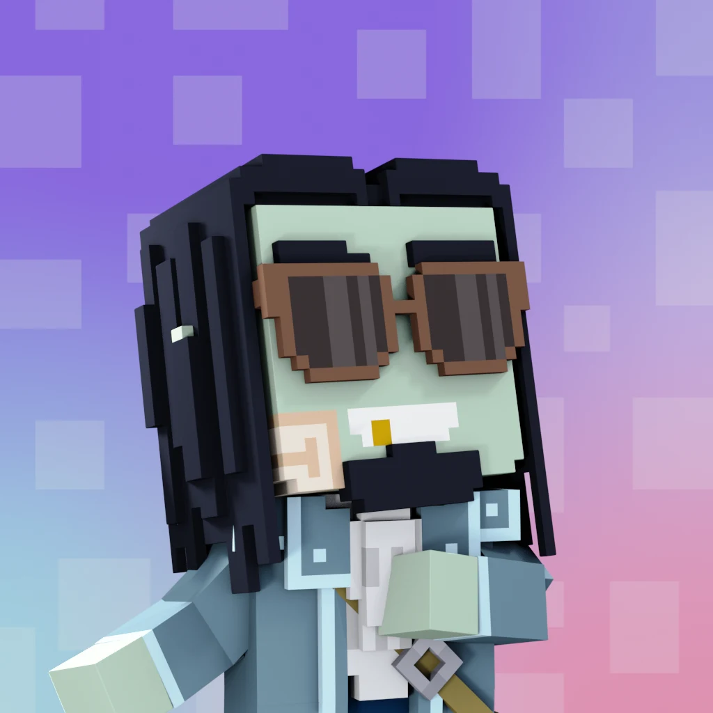 Pirate #2246 voxel render