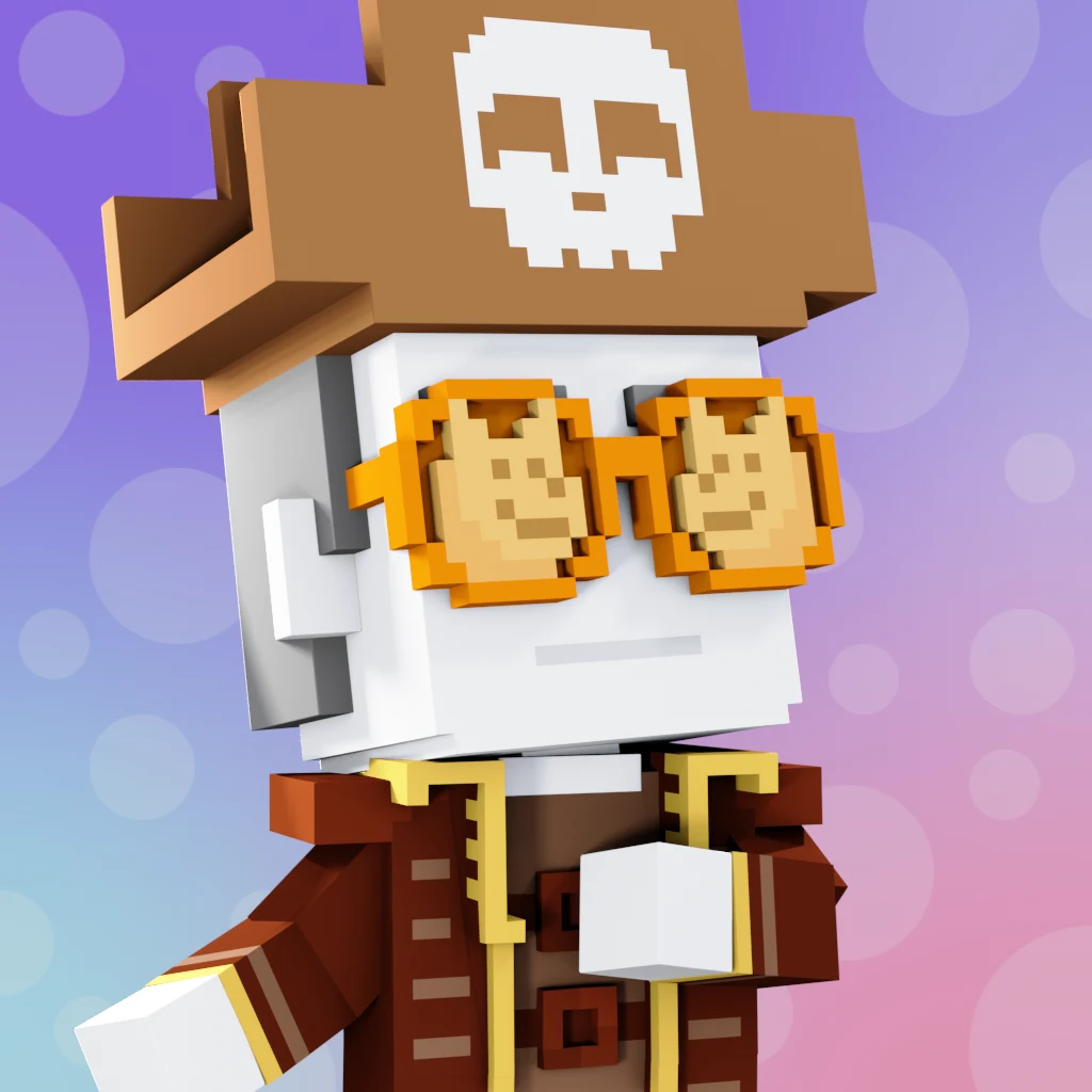 Pirate #2248 voxel render
