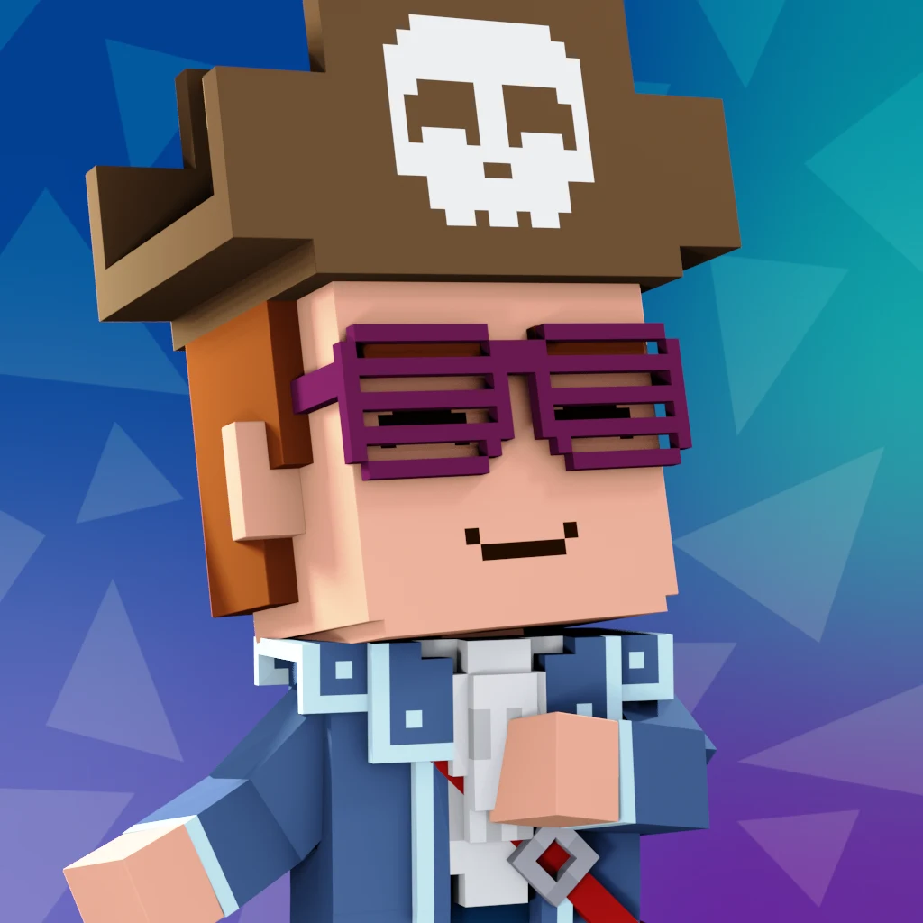 Pirate #2249 voxel render