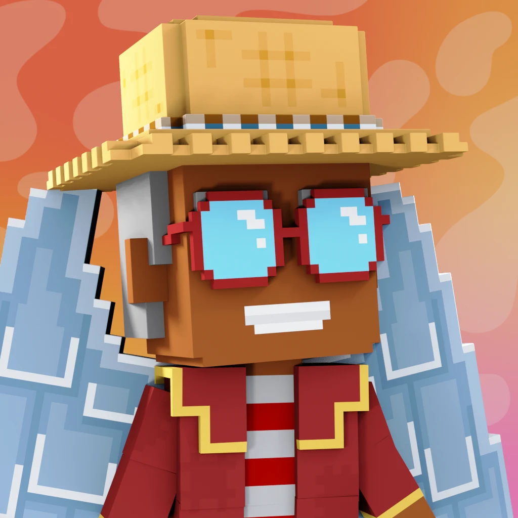 Pirate #2254 voxel render