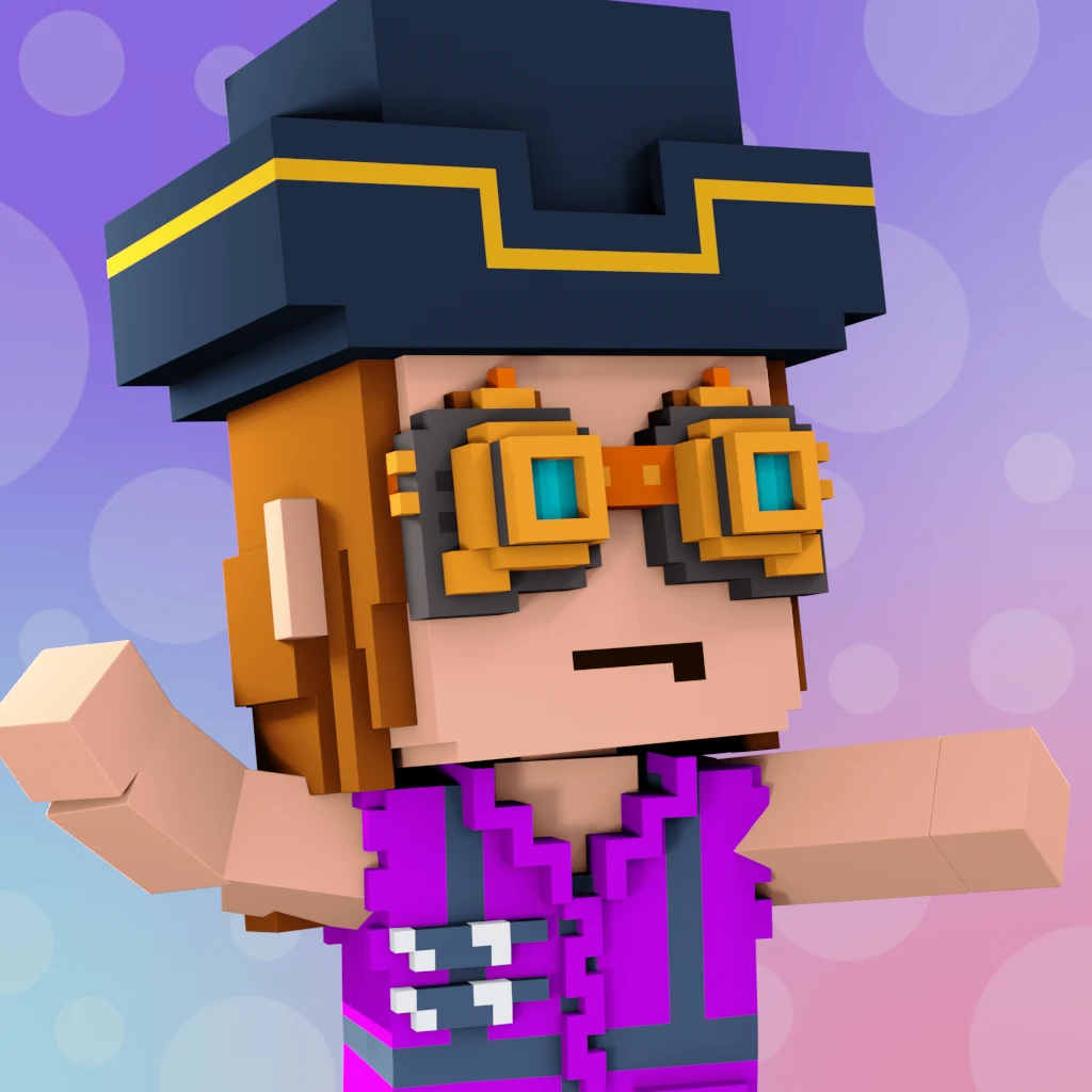 Pirate #2257 voxel render