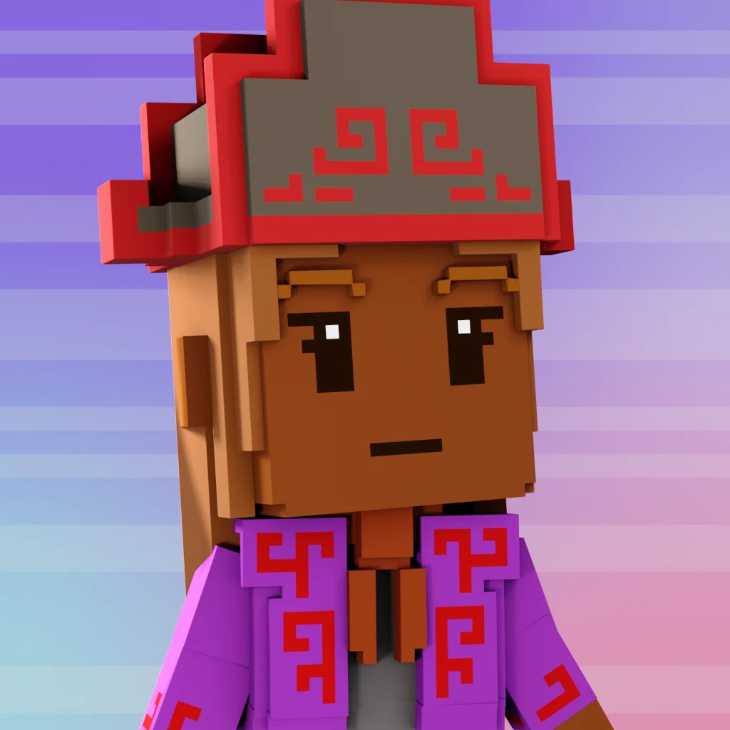Pirate #2258 voxel render
